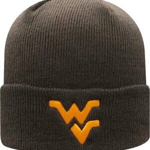 West Virginia Mountaineers NCAA TOW Cuffed Knit Men's Charcoal Heather Hat Cap